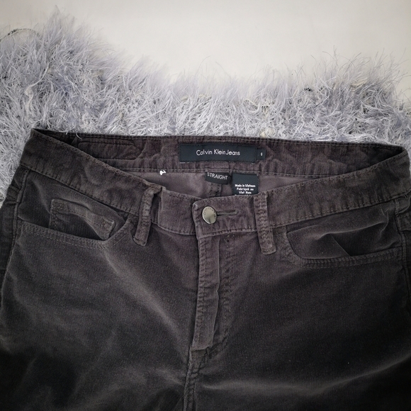 Calvin Klein EUC Jeans Womens 6 Corduroy Straight - Picture 2 of 10